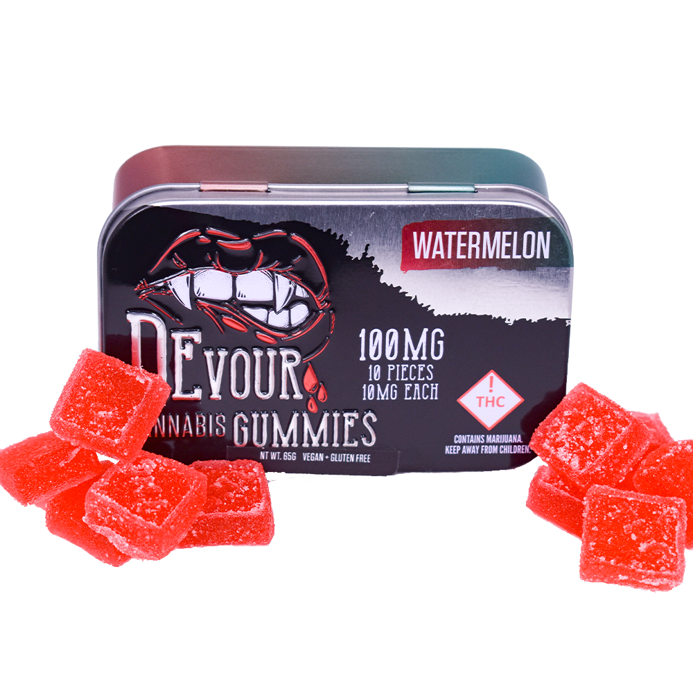 Devour Watermelon Cannabis Gummies