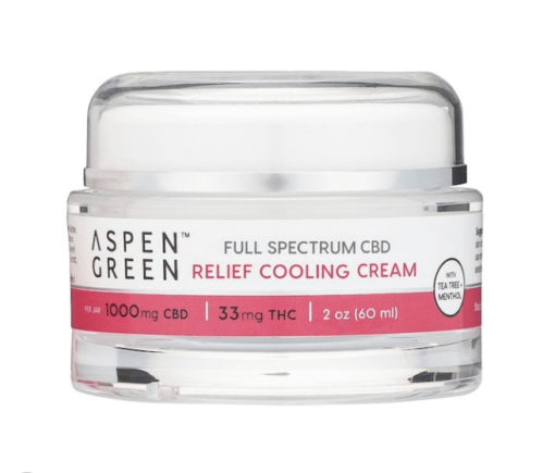Aspen Green Relief CBD Cooling Cream UK