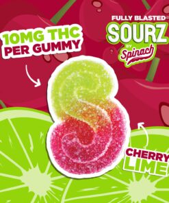 SOURZ CHERRY LIME GUMMIES