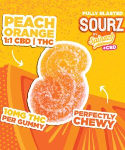 SOURZ GUMMIES PEACH ORANGE