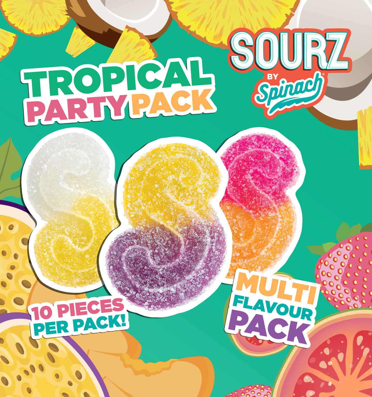 SOURZ TROPICAL PARTY PACK